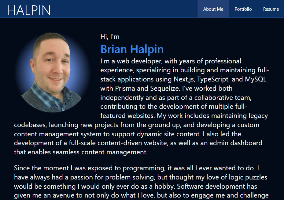 This Portfolio Site