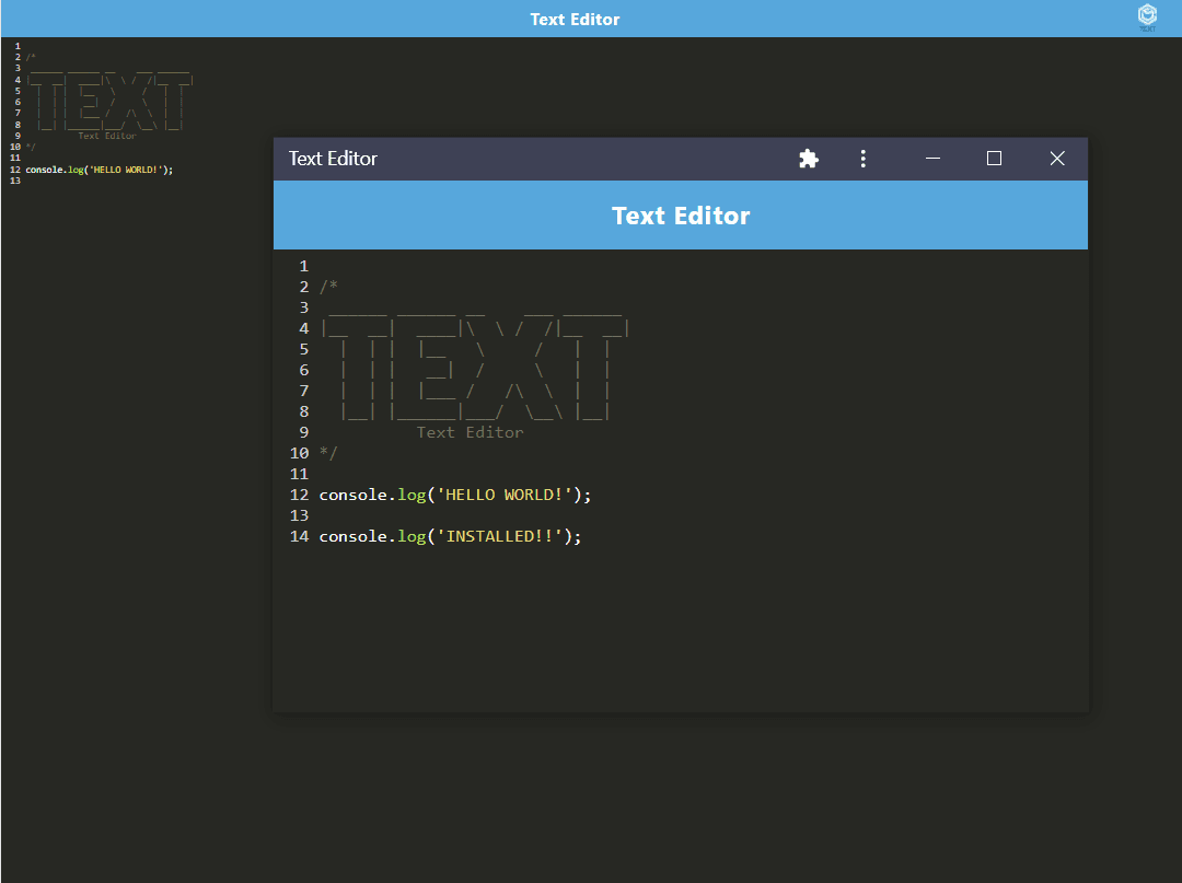 PWA Text Editor